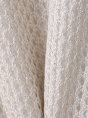 メッシュ柄レイヤードニット≪手洗い可能≫