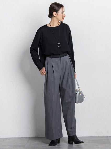 ANGELINAリブスリーブニット≪WEB限定11号/洗える≫