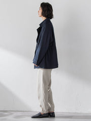 シャンブレーショートトレンチ