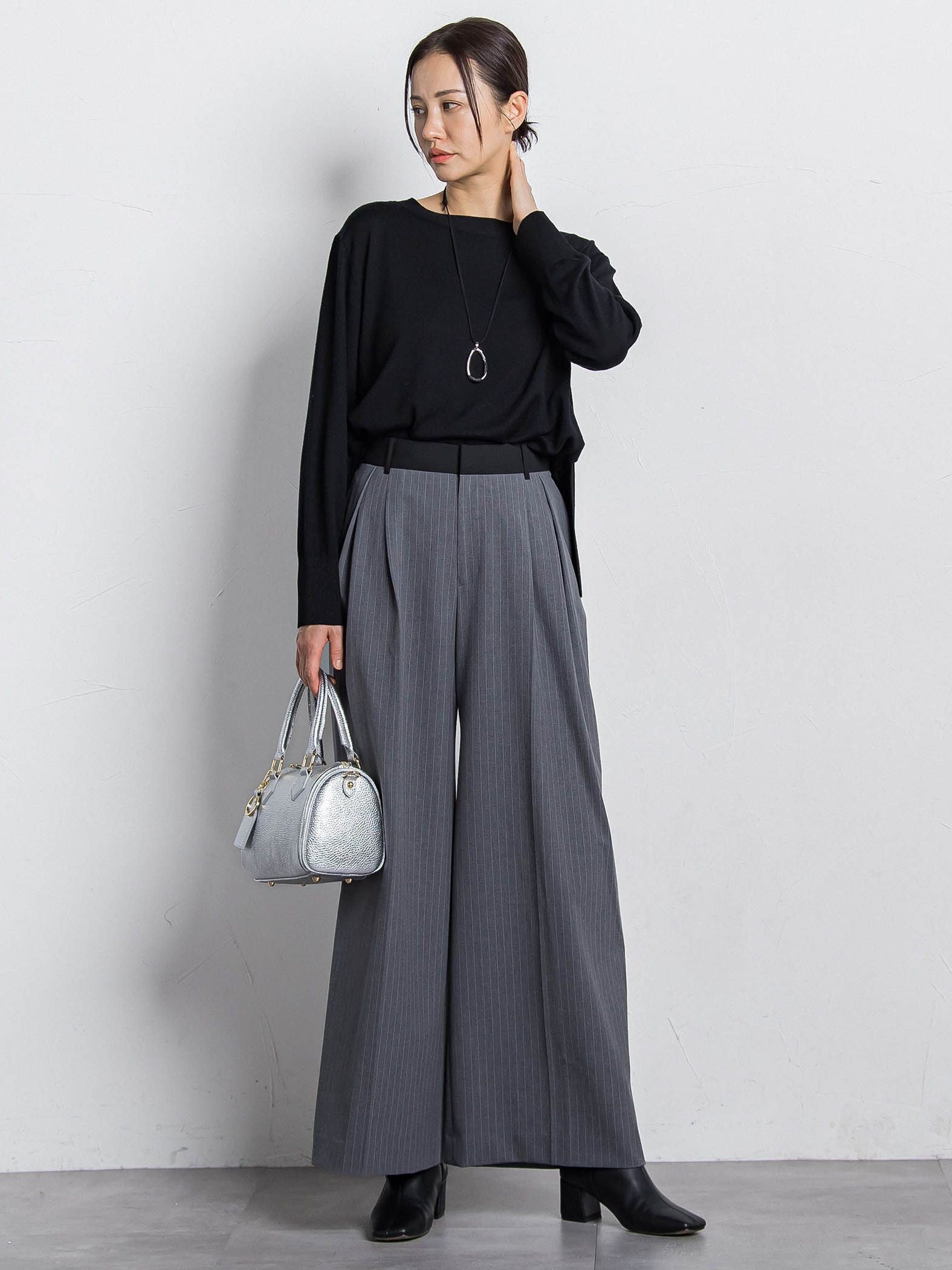 ANGELINAリブスリーブニット≪WEB限定11号/洗える≫