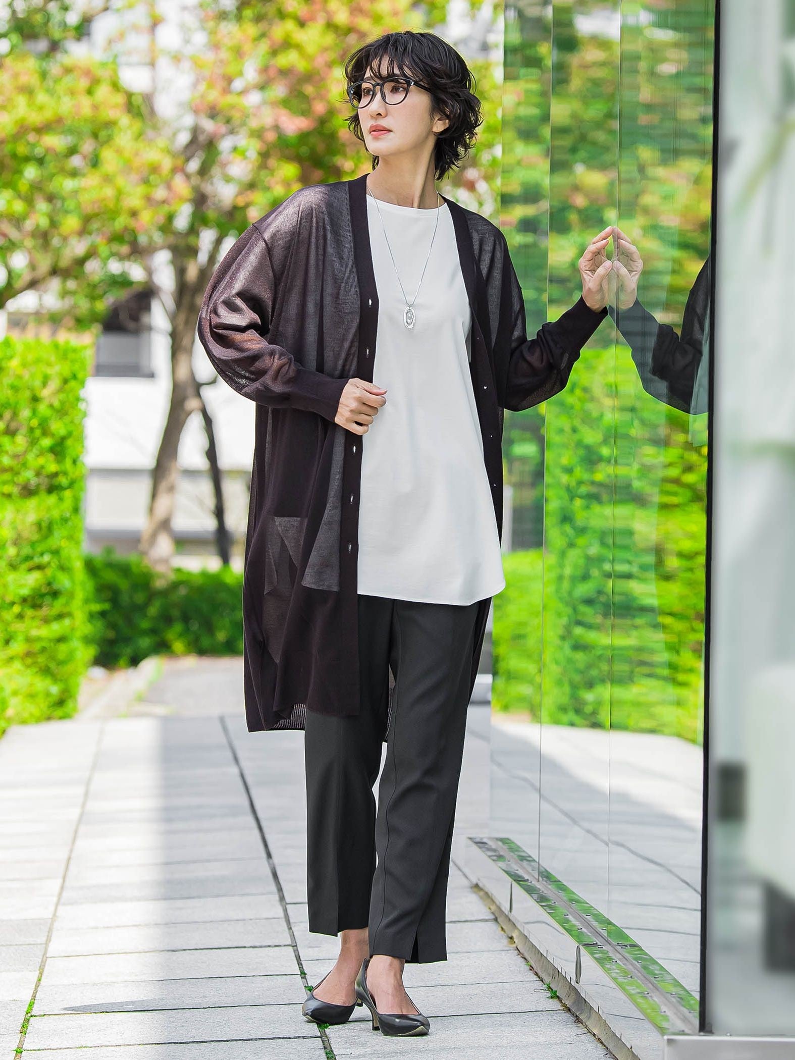 【WEB限定/大きいサイズ】”細身パンツも怖くない”Tシャツチュニック