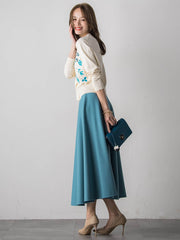 【新色追加】メルトンサーキュラースカート