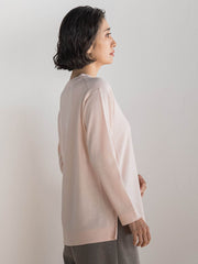 【大きいサイズ】ファインウールVネックニット