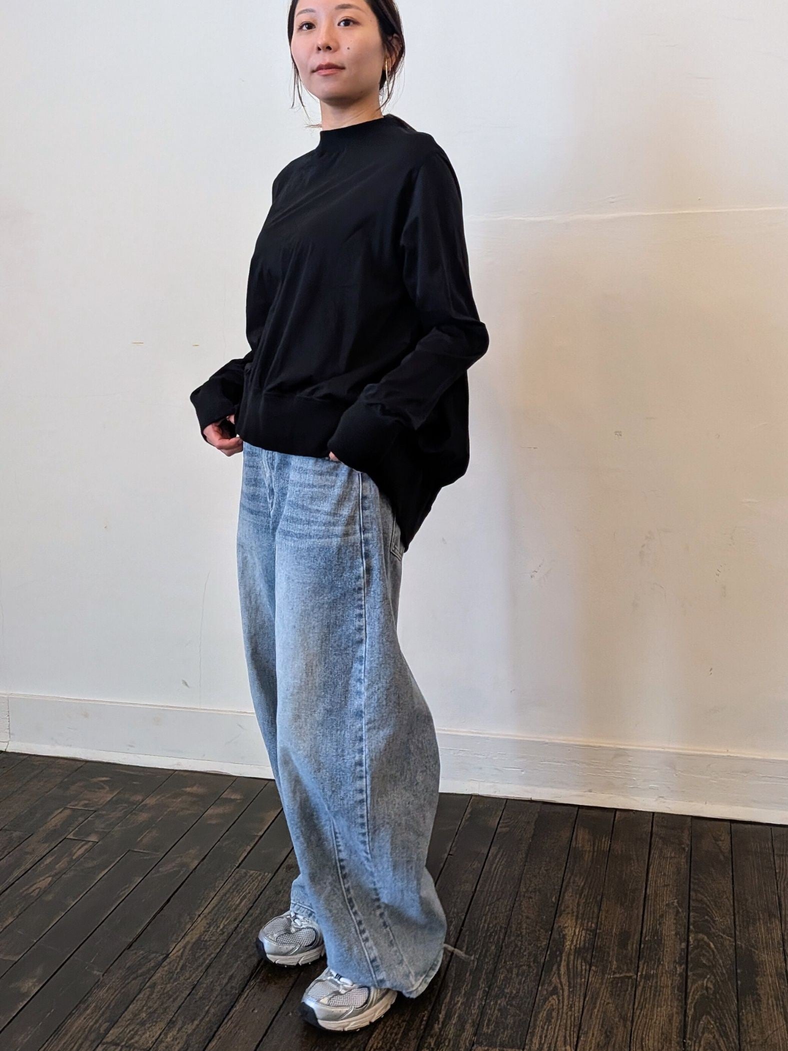 《予約販売》　soft gather tops 【日本製】