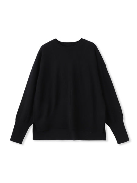 【WEB限定】ベーシックウールクルーネックニット≪洗える≫
