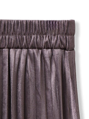 【WEB限定】ストレッチベロアプリーツスカート≪手洗い可能≫