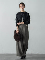 【WEB限定】エレカットベーシックニット