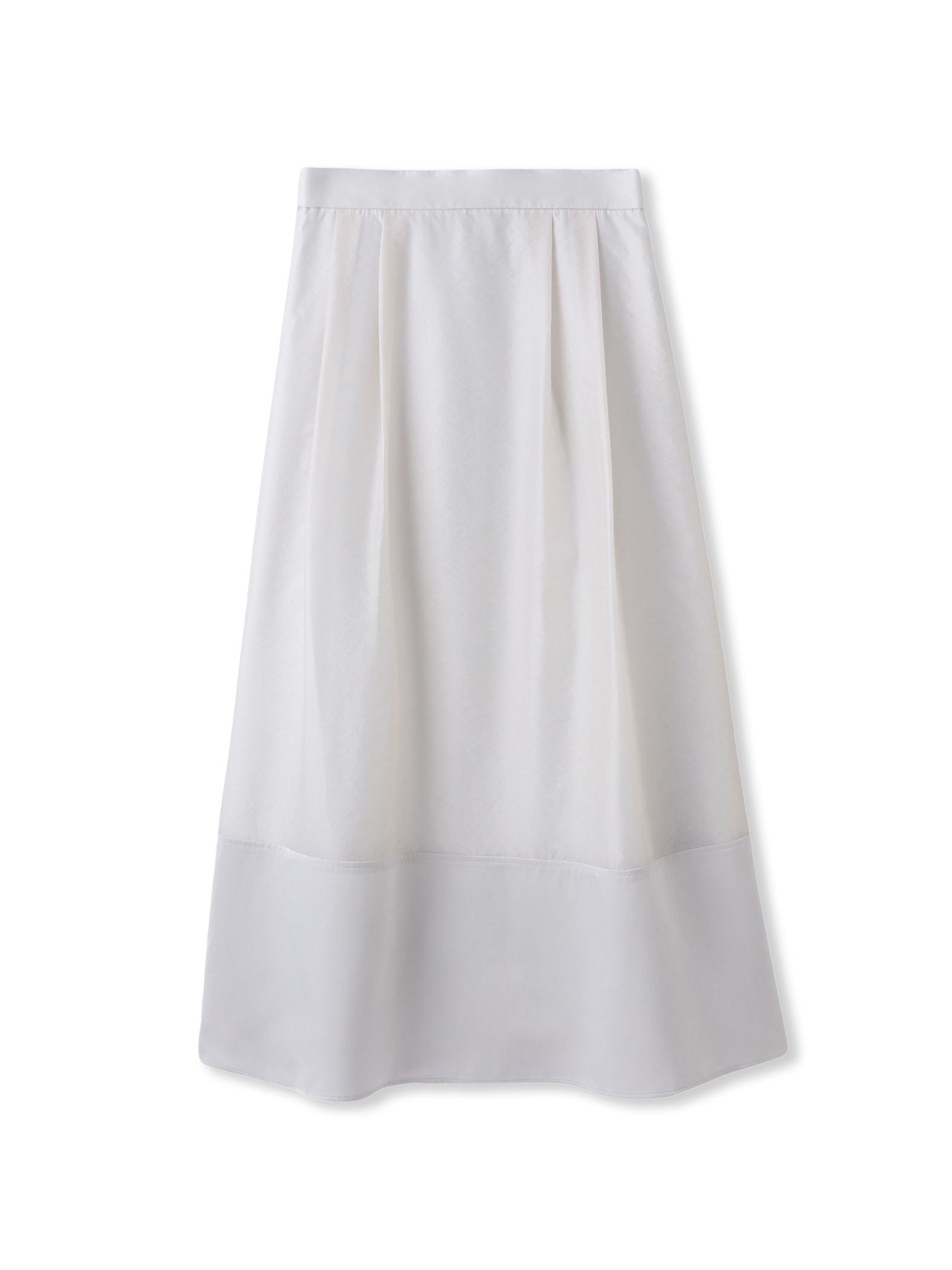 素材切り替えオーガンジースカート