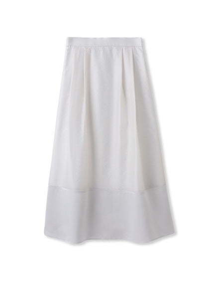 素材切り替えオーガンジースカート