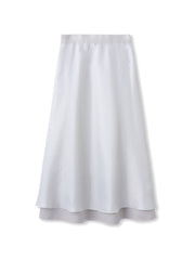 素材切り替えオーガンジースカート