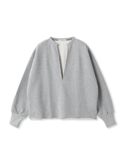 裏毛Vネックカットソー≪手洗い可能≫