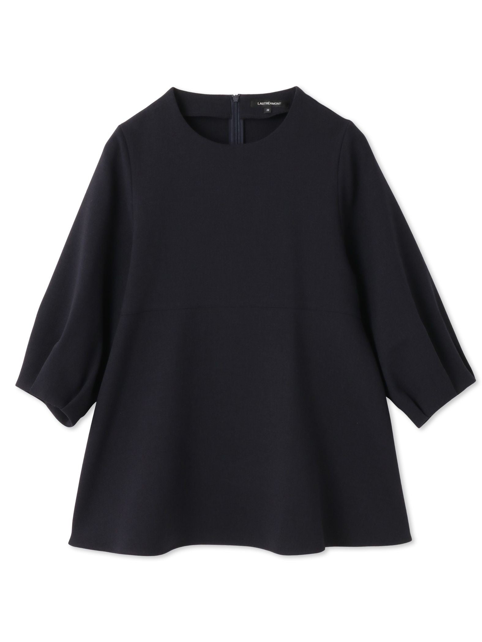 【WEB限定】【7号あり】ペプラムチュニックブラウス≪洗える/防シワ≫