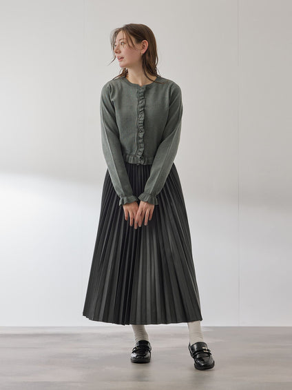 シープナッパチョウプリーツスカート