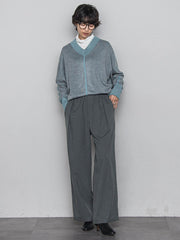 今日の気分で着回せるリバーシブルニット≪手洗い可能≫