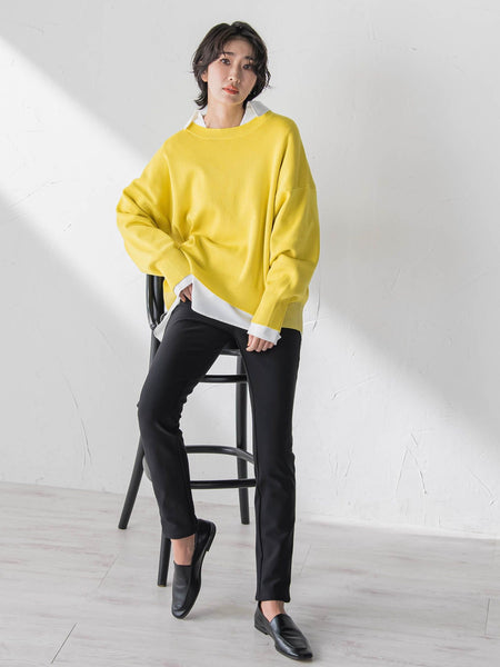 【WEB限定/新色追加】”3コーデが叶う2点セット”ニット×シャツ