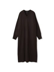 【WEB限定】Vネックニットワンピース≪丈長めあり/手洗い可能≫