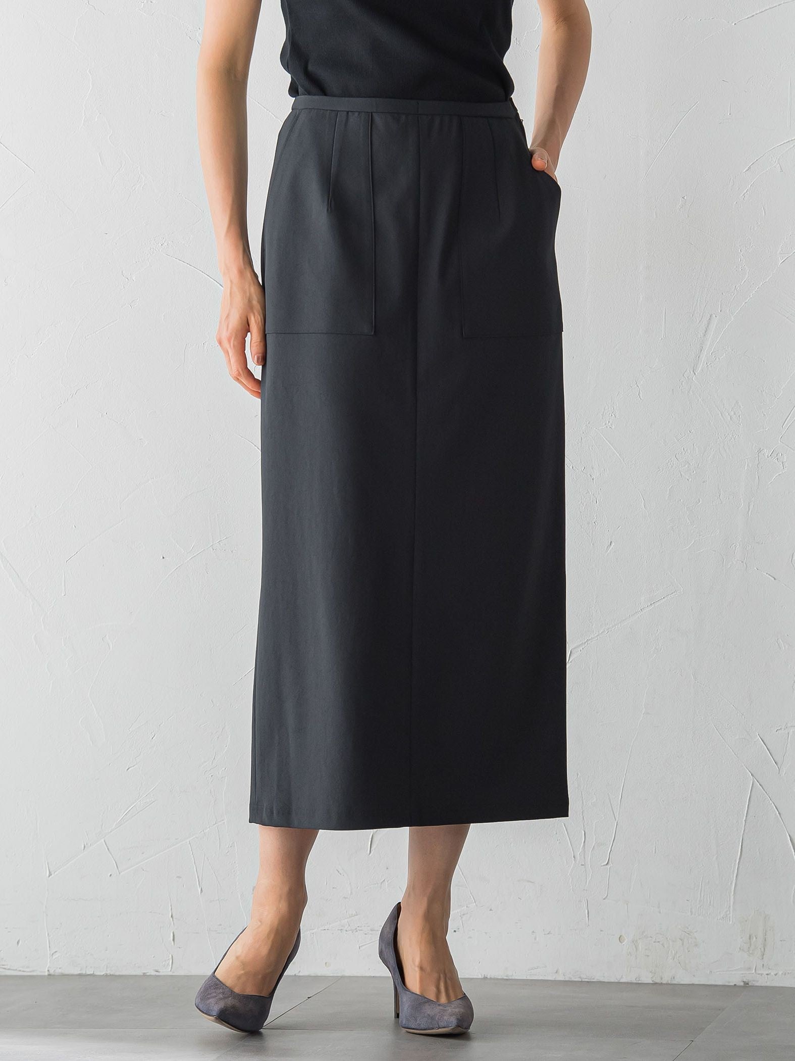 【WEB限定】Active Beautyナロースカート≪洗濯機で洗える≫