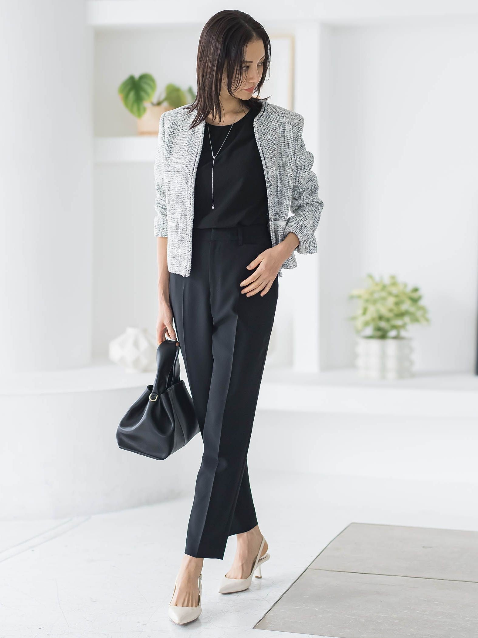 トリクシオンテーパードパンツ≪セットアップ対応/手洗い可能≫