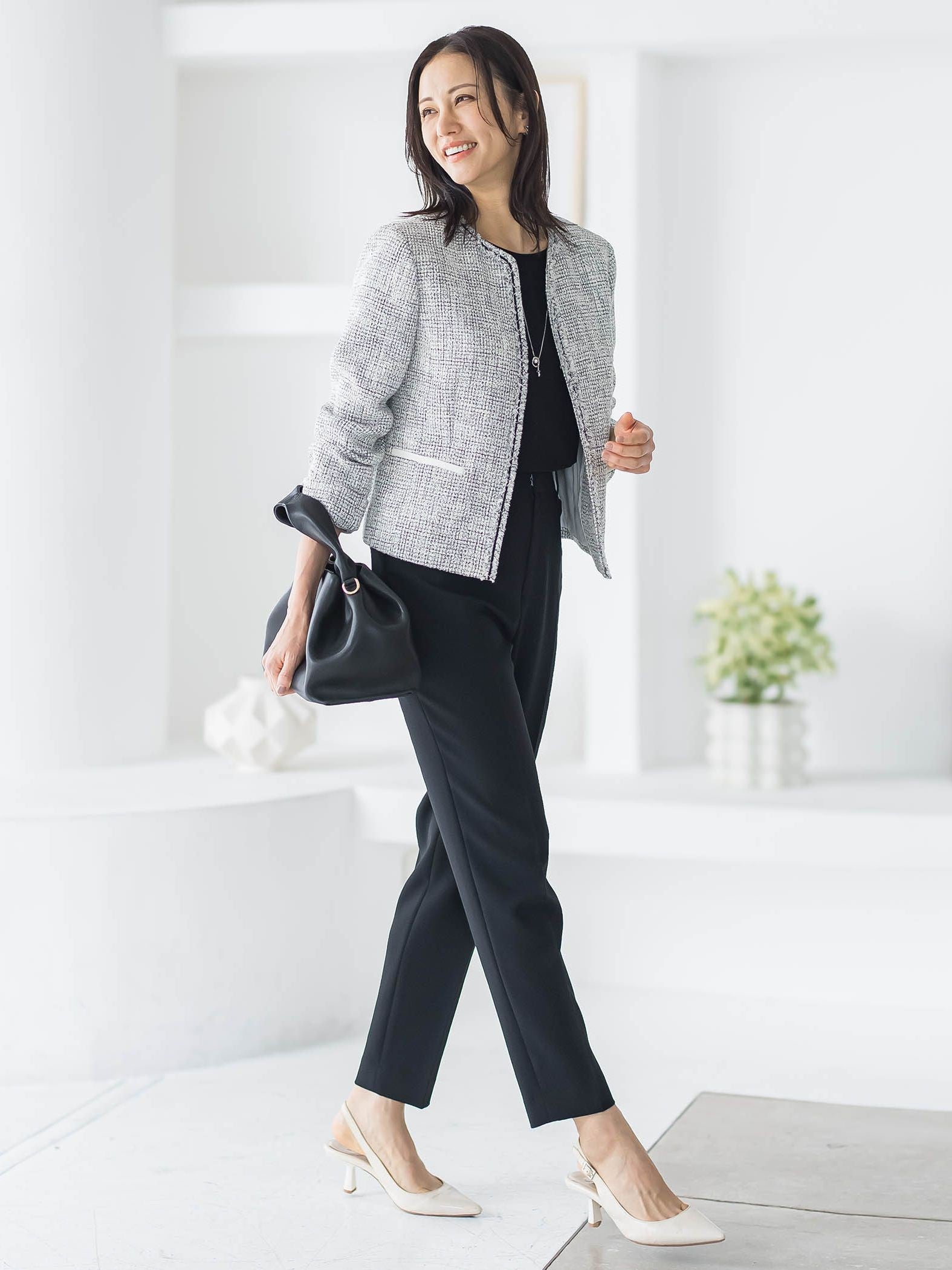 トリクシオンテーパードパンツ≪セットアップ対応/手洗い可能≫