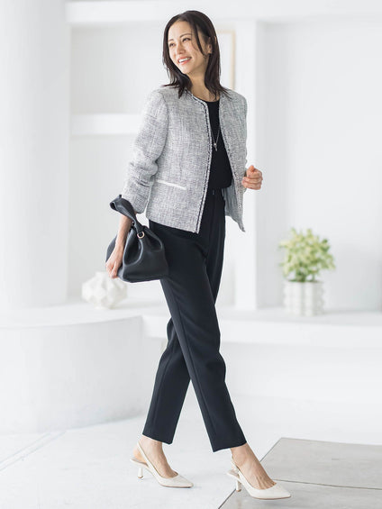 トリクシオンテーパードパンツ≪セットアップ対応/手洗い可能≫