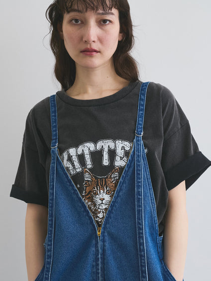 ライトオンスデニムサロペットパンツ≪手洗い可能≫