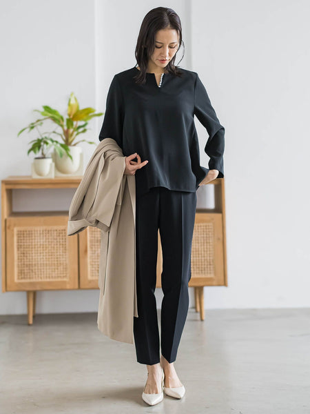 トリクシオンテーパードパンツ≪セットアップ対応/手洗い可能≫