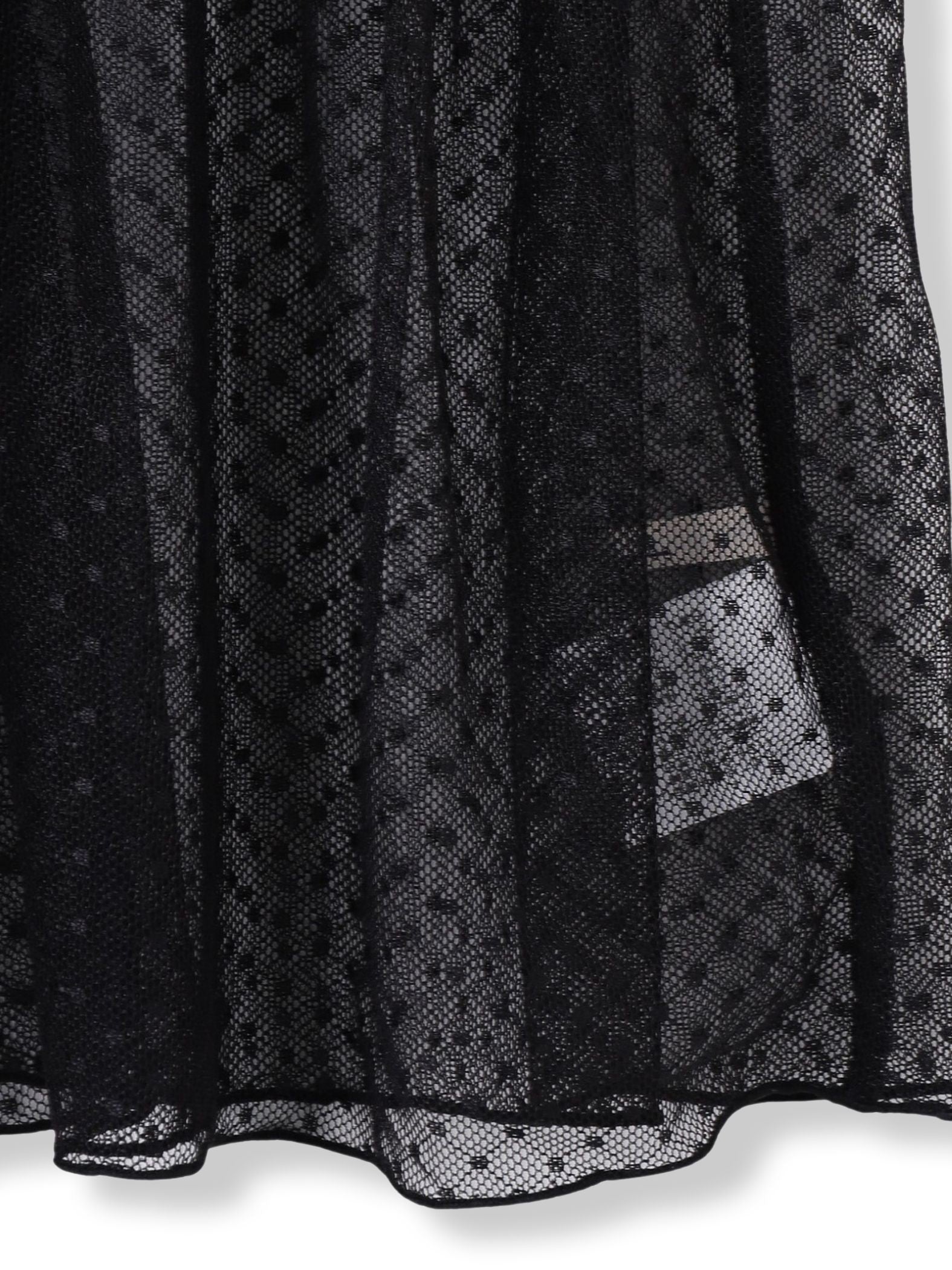 チュールドットチュニックプルオーバー≪洗濯機で洗える≫