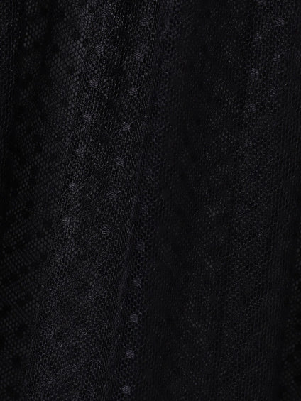 チュールドットチュニックプルオーバー≪洗濯機で洗える≫