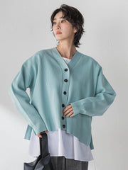 【大きいサイズ/WEB限定カラーあり】スポンディッシュニットカーディガン