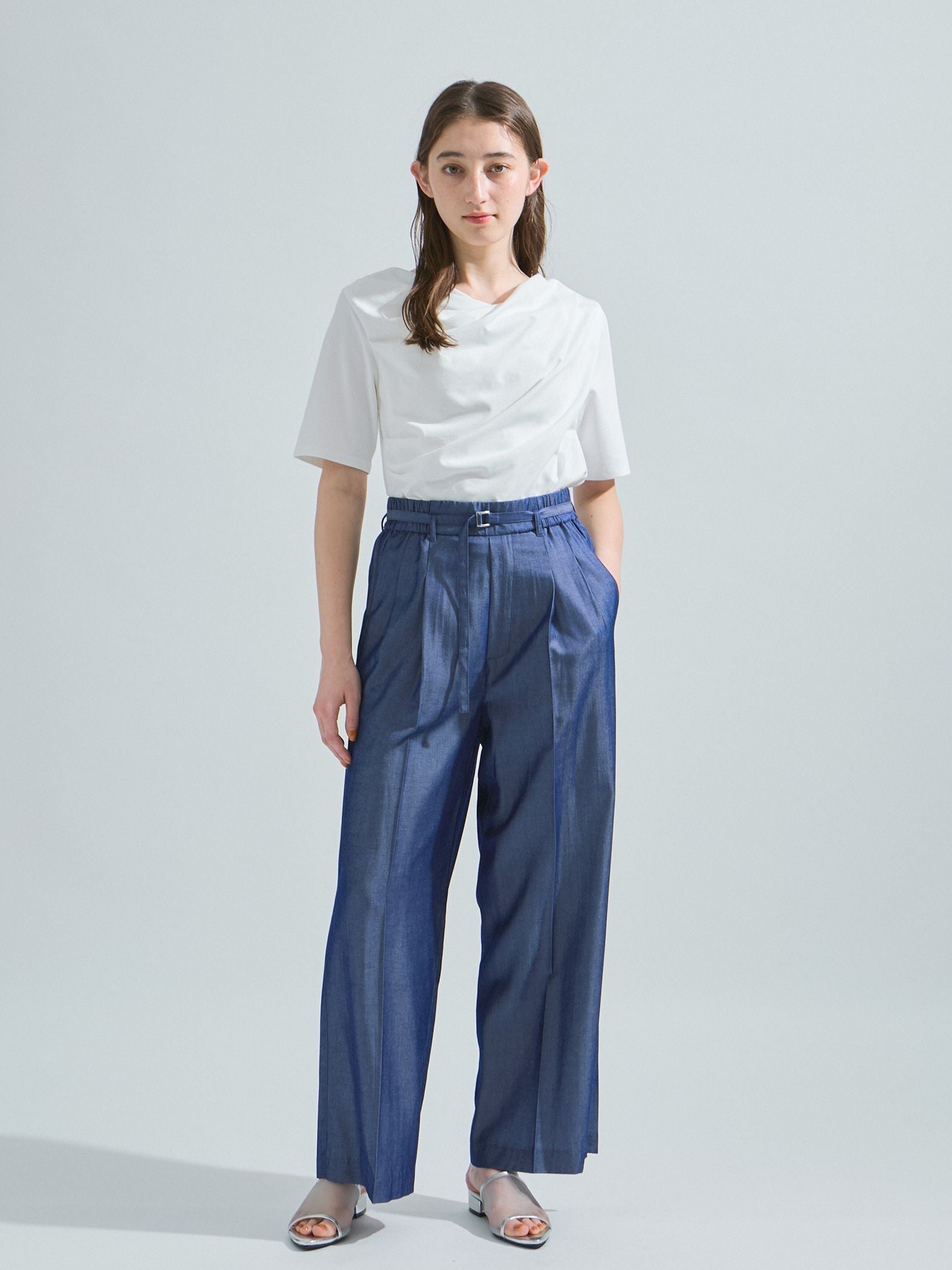 カットドレープTシャツ≪洗濯機で洗える≫