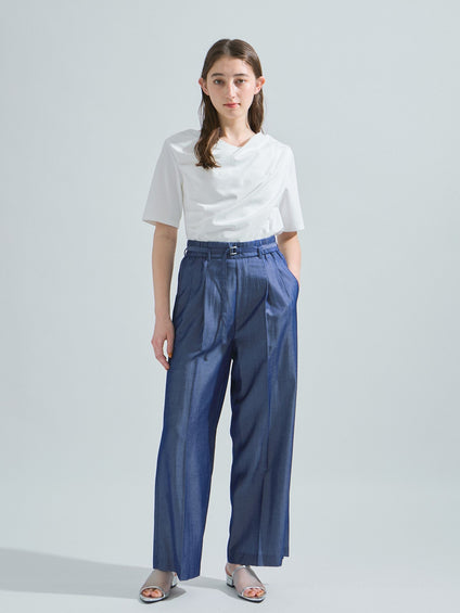 カットドレープTシャツ≪洗濯機で洗える≫