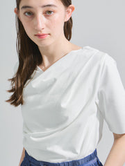 カットドレープTシャツ≪洗濯機で洗える≫