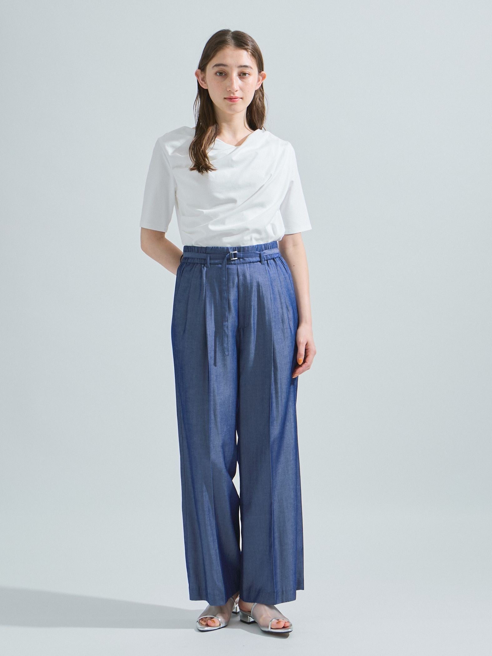カットドレープTシャツ≪洗濯機で洗える≫