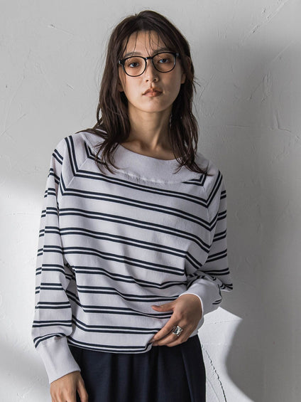 LEVITA Vネックドルマンニットプルオーバー