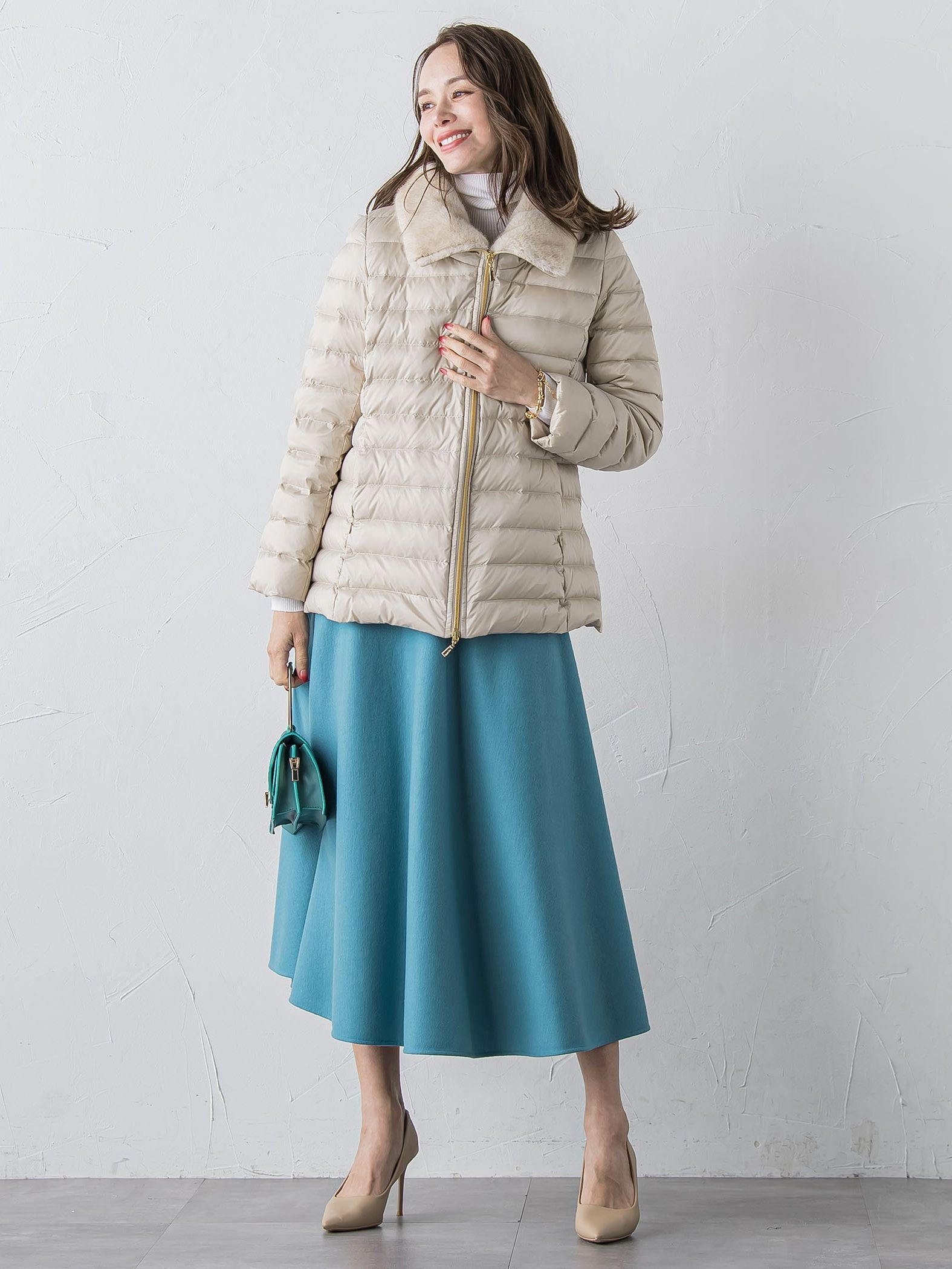 襟ファーダウン