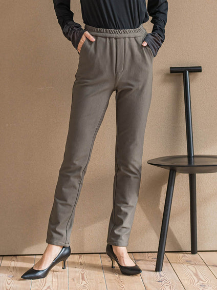 【WEB限定】”楽暖”裏起毛ハイテンションパンツ≪洗濯機で洗える≫