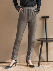 【WEB限定】”楽暖”裏起毛ハイテンションパンツ≪洗濯機で洗える≫