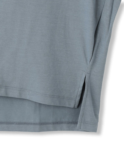コットンソロナフレンチスリーブTシャツ