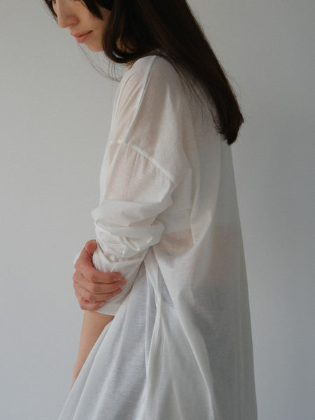 sheer long dress【日本製】
