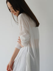 sheer long dress【日本製】