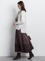 素材切り替えオーガンジースカート