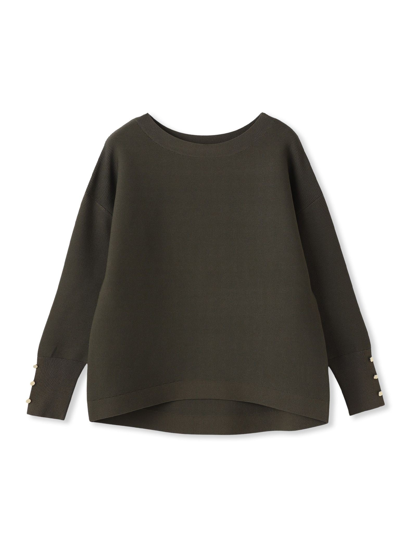 【WEB限定】ソデボタンガーターニット≪11号あり/洗える≫