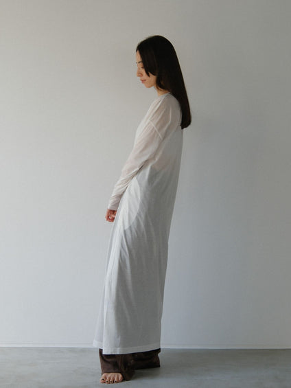 sheer long dress【日本製】