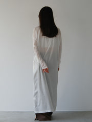 sheer long dress【日本製】