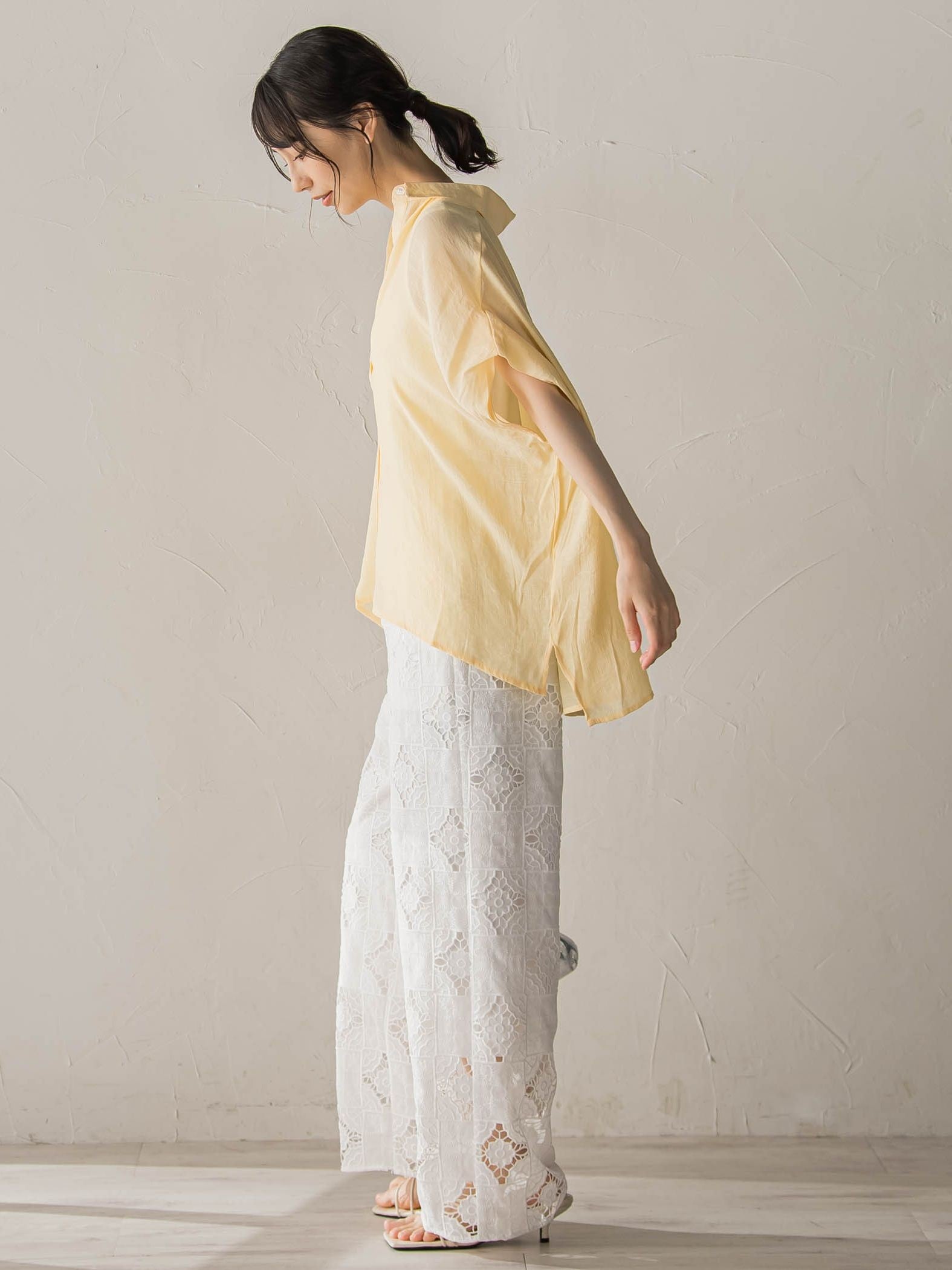 【WEB限定カラーあり】ドルマンブラウス+タンクSET