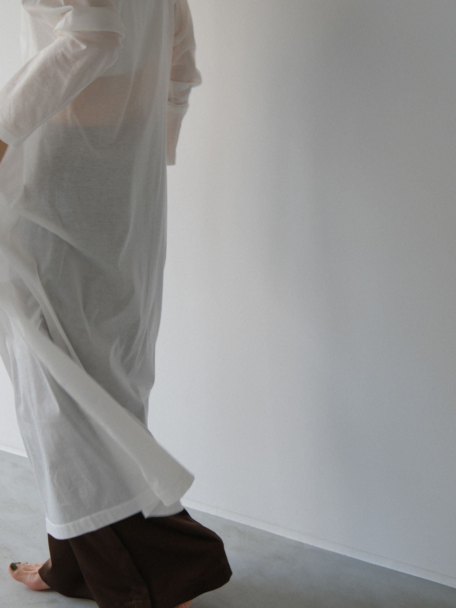 sheer long dress【日本製】