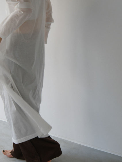 sheer long dress【日本製】