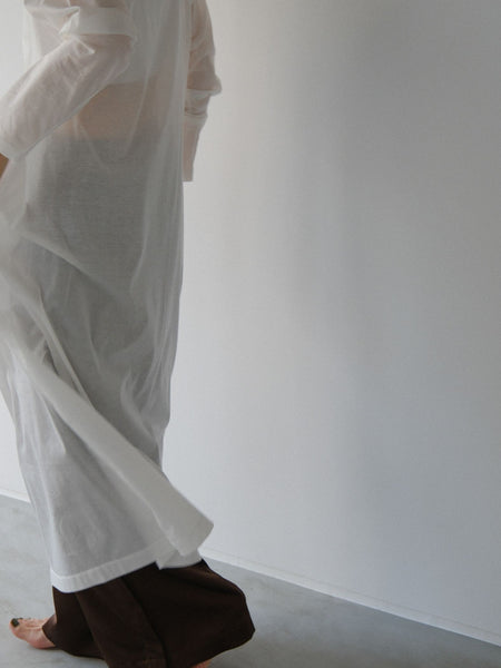 sheer long dress【日本製】