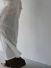 sheer long dress【日本製】
