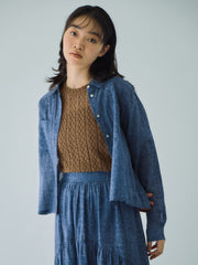カットレースプルオーバー≪手洗い可能≫